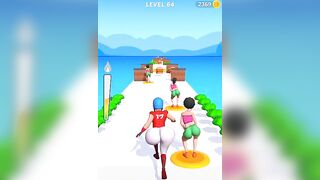 Twerk Run | Funny Games | Twerk Race 3D Running Game | Android Gameplay (Level 64 To 66) #shorts