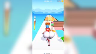 Twerk Run | Funny Games | Twerk Race 3D Running Game | Android Gameplay (Level 64 To 66) #shorts