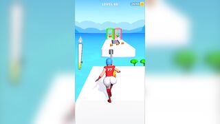 Twerk Run | Funny Games | Twerk Race 3D Running Game | Android Gameplay (Level 64 To 66) #shorts