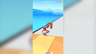 Twerk Run | Funny Games | Twerk Race 3D Running Game | Android Gameplay (Level 64 To 66) #shorts