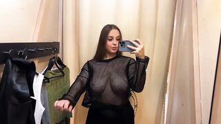 TSee-through Try On Haul | Transparent Lingerie And Clothes | Try On Haul At The Mall