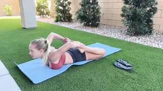 YOGA ON A NICE DAY ☀️