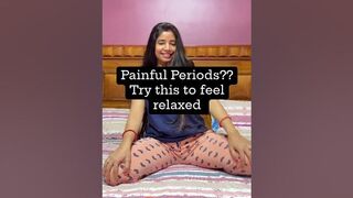 Menstrual Pain?? #periods #menstrualpain #health #yoga #yogadaily #shorts #womenhealth #trending