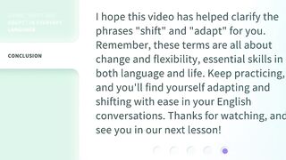 Understanding "Shift and Adapt": A Guide to Flexible Thinking in English