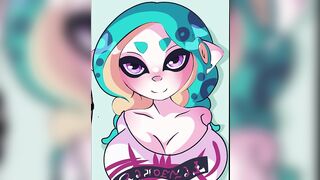 Annaki After Dark Lingerie Show~-Splatoon 3 Comic Dub-18+