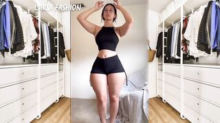 How to wear a leggings ???? and transparent dress try on haul and ideas ????????...