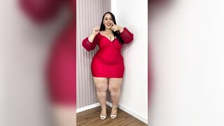 Curvy fashion haul, midsize curvy try on haul, Midi bodycon dress