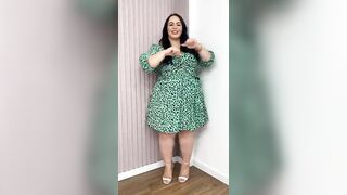 Curvy fashion haul, midsize curvy try on haul, Midi bodycon dress