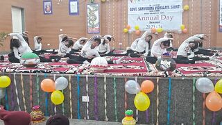 Annual Function,SV-Jaunti,Delhi-110081,Yoga