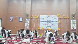 Annual Function,SV-Jaunti,Delhi-110081,Yoga