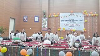 Annual Function,SV-Jaunti,Delhi-110081,Yoga