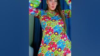 try on haul hippie dress #dance #blonde