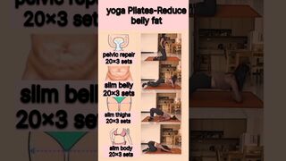 yoga Pilates-Reduce belly fat|| ???????? #viral #motivation #shortsfeed #yoga #ytshorts #sh#short #yt