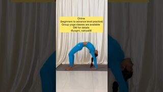 Learn Chakrasana with proper sequence???? #yoga #nakiyajohar08 #fitness #chakrasana #balance #shorts