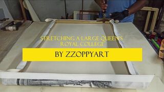 Stretching Large Queen’s Royal College by Zzoppyart