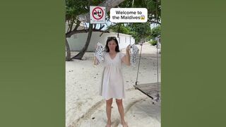 NO BIKINIS ALLOWED IN THE MALDIVES ???????? #travel