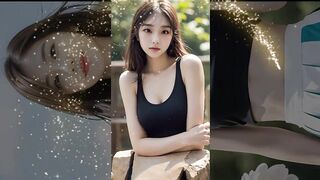 Girls wearing bikinis go swimming AI girls 4K AI Art | AI Lookbook