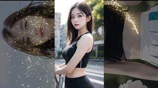 Girls wearing bikinis go swimming AI girls 4K AI Art | AI Lookbook