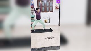 75 Yoga Hard challenge Day/17 #risingyogastudio#75dayschallenge #yogawithbeenbhati#yoga #viralvideos