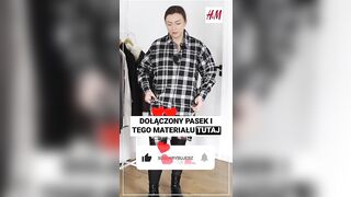 Wyprzedaż H&M | Mierzymy sukienkę mini w kratę | Try on Haul