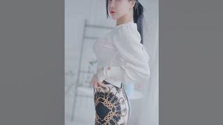 4K 세로룩북 Ai 도끼 실사 룩북 설레임 가득한 언더웨어 룩북 underwear Lookbook 모델룩북 란제리 직캠 Lingerie Try On 결룩북 ailookbook