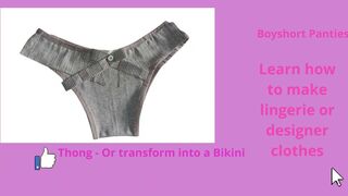 how to make a thong for women - More than a million lingerie ideas - Learn with me