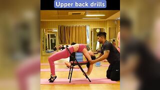 Upper back drills #yoga #yograja #yogainstructor #advancedyoga