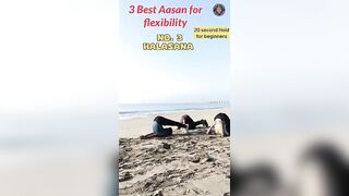 ☝????3 Best Aasana for flexibility ????????#yoga #yogalife #fitness #youtubeshorts