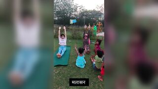 Jai Shree Ram (yoga for beginners) #spinestreching, #kneestreching