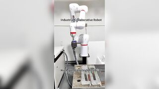 Maven Cooperation Robot arm working with laser cleaning system ,flexible and high precision way.