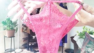 Tiny Lingerie Bikini G string Transparent Panty Haul from Shopee Part 13