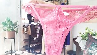 Tiny Lingerie Bikini G string Transparent Panty Haul from Shopee Part 13