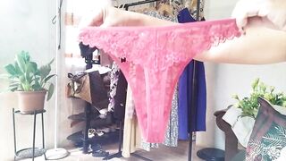 Tiny Lingerie Bikini G string Transparent Panty Haul from Shopee Part 13