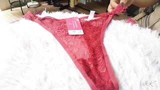 Tiny Lingerie Bikini G string Transparent Panty Haul from Shopee Part 13