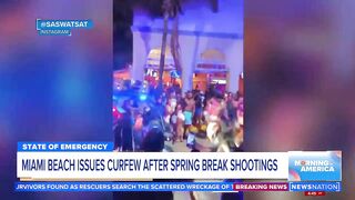 Miami Beach issues curfew after spring break shootings | Morning in America