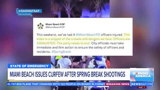 Miami Beach issues curfew after spring break shootings | Morning in America