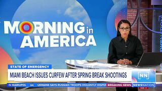 Miami Beach issues curfew after spring break shootings | Morning in America