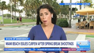 Miami Beach issues curfew after spring break shootings | Morning in America