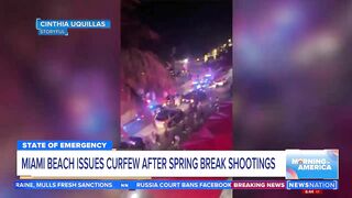 Miami Beach issues curfew after spring break shootings | Morning in America