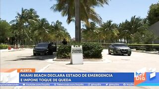 Decretan toque de queda en South Beach, Florida, en pleno 'spring break' | Noticias Telemundo