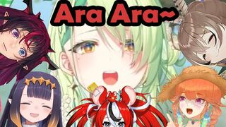 The Girls Say Ara Ara During Fauna's Birthday Stream