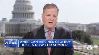 American Airlines CEO: Demand for domestic, leisure travel appears 'robust'