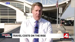 Travel costs rise for Metro Detroit travelers