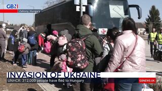 Ukrainian refugees to travel to Munich: GB News' Rosie Wright reports from Hungary