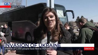 Ukrainian refugees to travel to Munich: GB News' Rosie Wright reports from Hungary