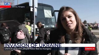 Ukrainian refugees to travel to Munich: GB News' Rosie Wright reports from Hungary