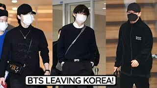 BTS Leaving Korea for Las Vegas to attend Grammys & PTD Vegas, Taehyung & RM Spoil Album, jungkook v