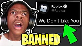 Youtuber Gets BANNED by Roblox (ishowspeed)