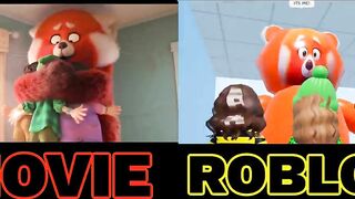 YOU'RE SO FLUFFY! Turning Red Movie Vs. ROBLOX