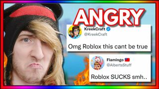 Roblox YouTubers are ANGRY...